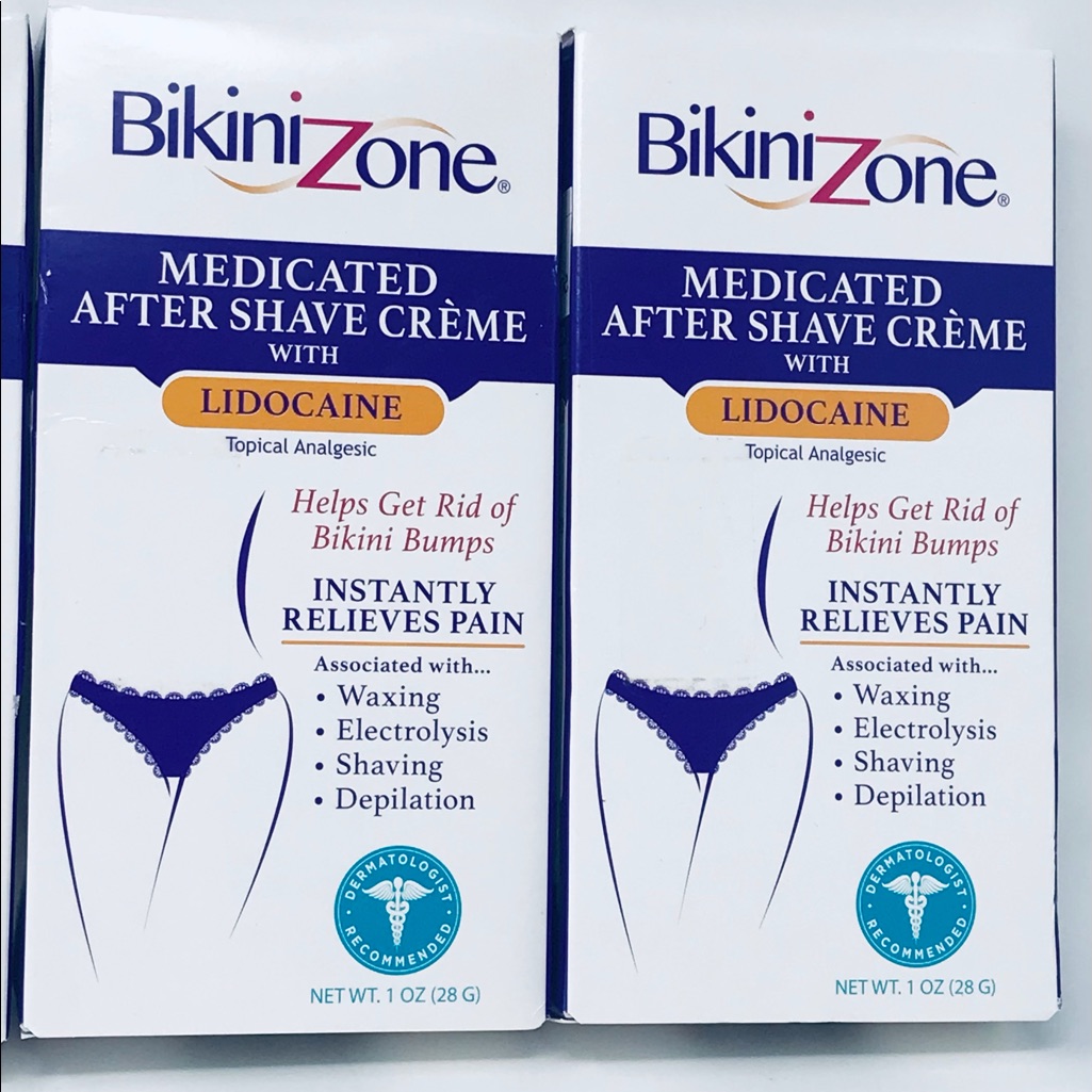 Bikinizone Medicated After Shave Cream New